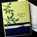 Praying For You Handmade Card Woven Navy on River Rock