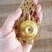 Vintage Brass Perfume Flacon