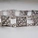 Vintage Silver Filigree Bracelet