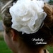 Bridal Hair Flower, Bridal Hair Clip, Light Ivory, Fabric Flower