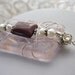 Pendant: Rose Quartz Swirl. Crazy wild wire wrapped. Large ornate. Made in Maine. Unique one of a kind