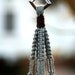 Macrame Plant Hanger- Hanging Basket-Monochromatic Natural Bamboo Handmade - Sale Priced
