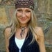 BOHO BROWN cotton BEANIE hat crochet hat hippie beanie chic earth color Brown kufi hat skullcap Surf hat