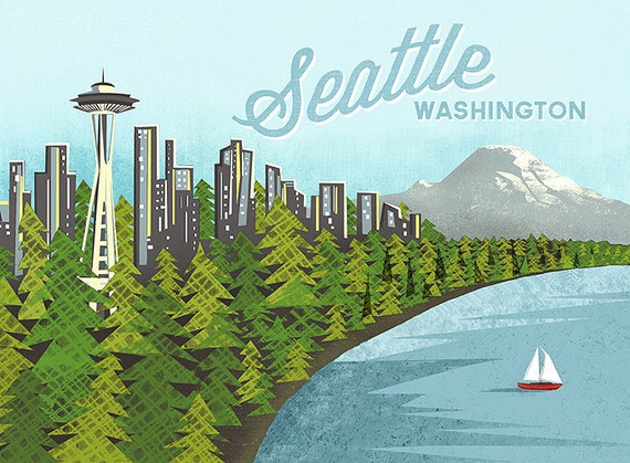 Seattle Sound Print