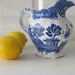 Vintage Pitcher Blue Willow Allerton's English Serving from Tessiemay