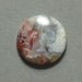 red CRAZY LACE AGATE round cabochon 20mm disc designer cab