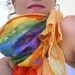 nuno felted scarf -She's like a Rainbow-