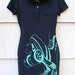 Power Skate Leisure Dress - Navy & Teal