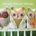 LAST ONE - Original BWinks Stuffed Owl Pillow - Owl Plush Friend - Natural
