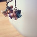 Flower Cluster Earrings Flower Cluster Jewelry Czech Glass Flower Earrings Colorful Flower Earrings Colorful Flower Jewelry Bridal Earrings