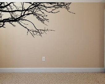 Vinyl Wall Decal Sticker Tree Top Branches 84in W X 36in H item 444-84x36