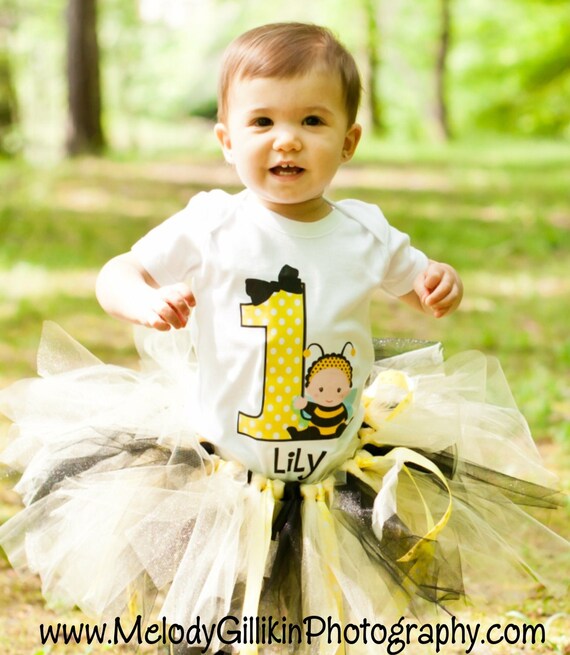 Bumble Bee Birthday T Shirt or Bodysuit Personalized Il_570xn