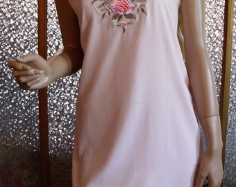 Light Pink Embroidered Slip