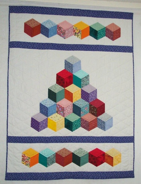 Baby Tumbling Blocks Quilt Pattern