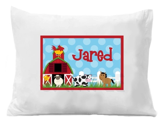 Farm Pillow Case , Personalized Pillow Case Il_570xn