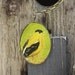 Sing Mister Songbird- Hand Painted Necklace