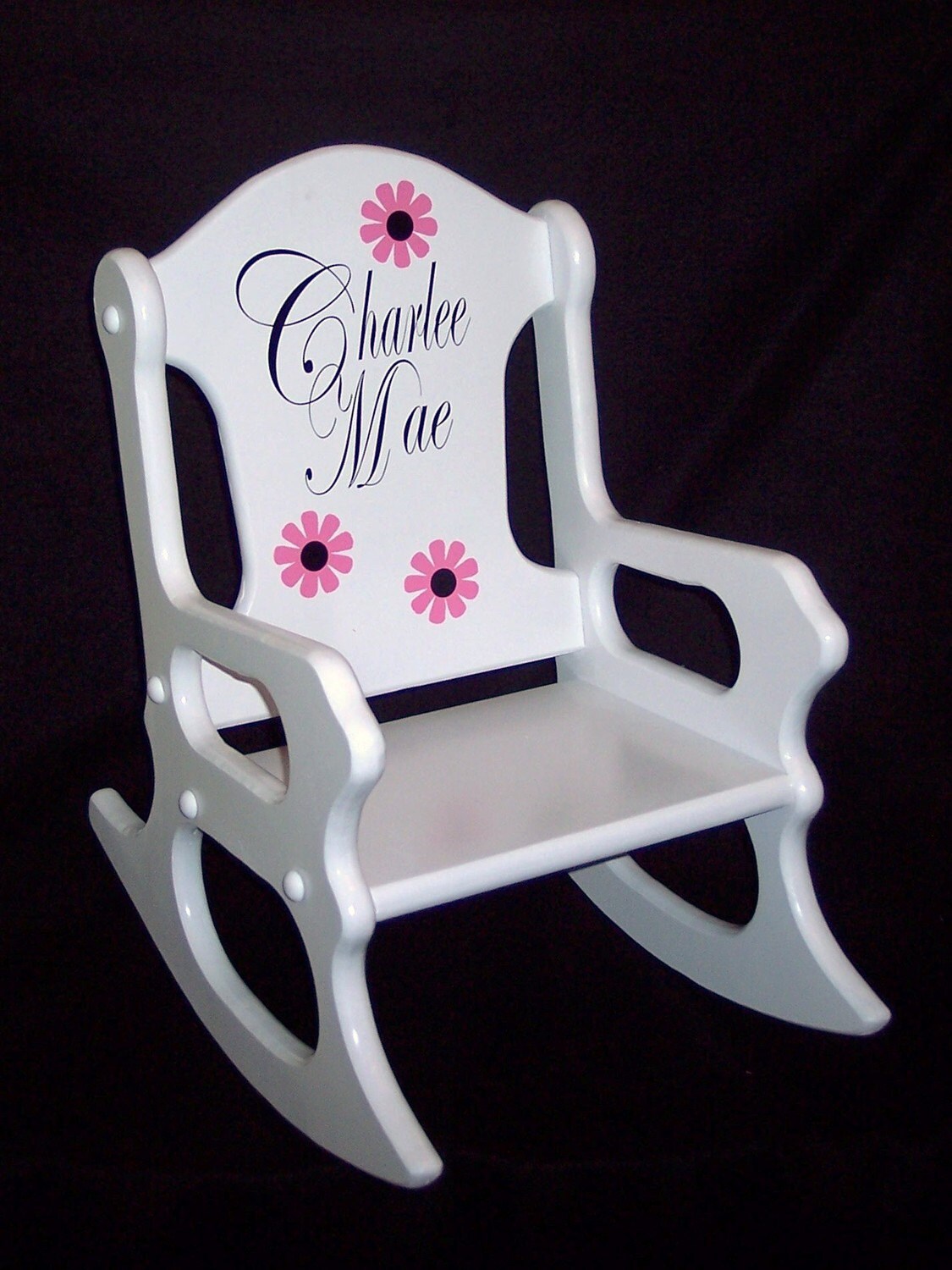 Children's Navy West Virginia Mountaineers Personalized Rocking Chair