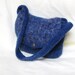 Purse crocheted felted