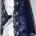 Mantilla of Navy Blue Buds