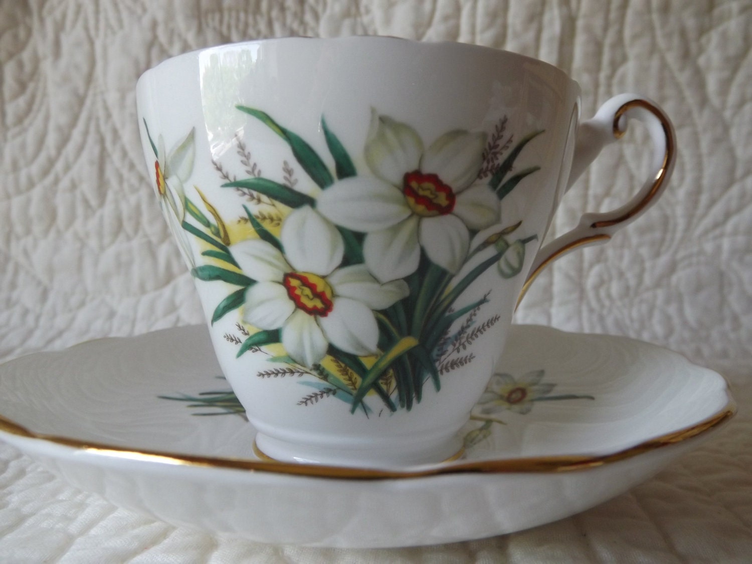 Vintage Regency Bone China Made in England Cup and Saucer