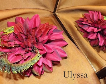Tribal Fusion ATS Bellydance Floral Hair Clip, Ulyssa