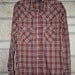 Vintage LEVIS Plaid Shirt • Plaid Levis Western Shirt • Size Large