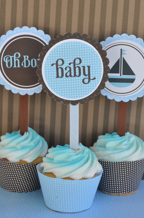 Oh Boy Baby Shower PRINTABLE Party Collection INSTANT