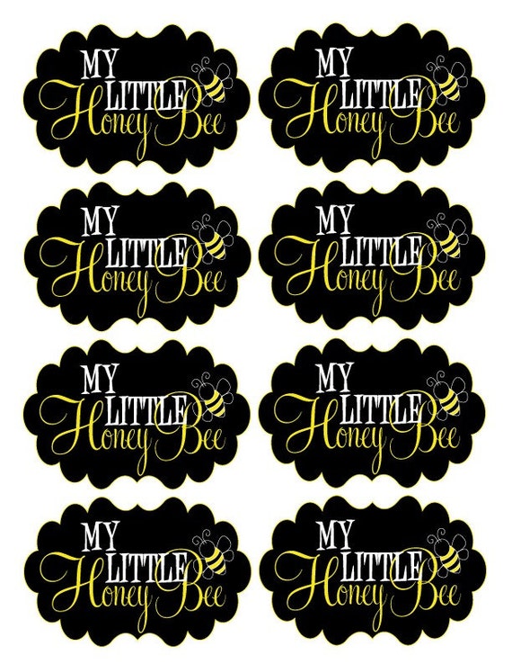 Honey Bee PRINTABLE Favor Tags from Love The Day Il_570xn
