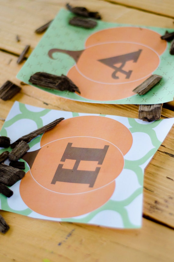 Our Little Pumpkin PRINTABLE Party Birthday Banner (INSTANT DOWNLOAD) from Love The Day Il_570xn