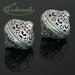 1 Sterling Silver Bead 23mm (0.9 inch) Filigree - cbl002
