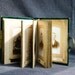 Family history. Antique cabinet photo album.