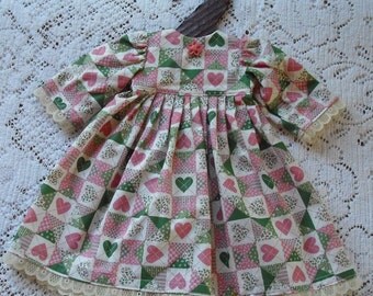 American Girl 18 inch Doll Madame Alexander What A Doll - Long Dress Long Sleeve Cotton Blend Fabric with Trim Clothing Kids Play