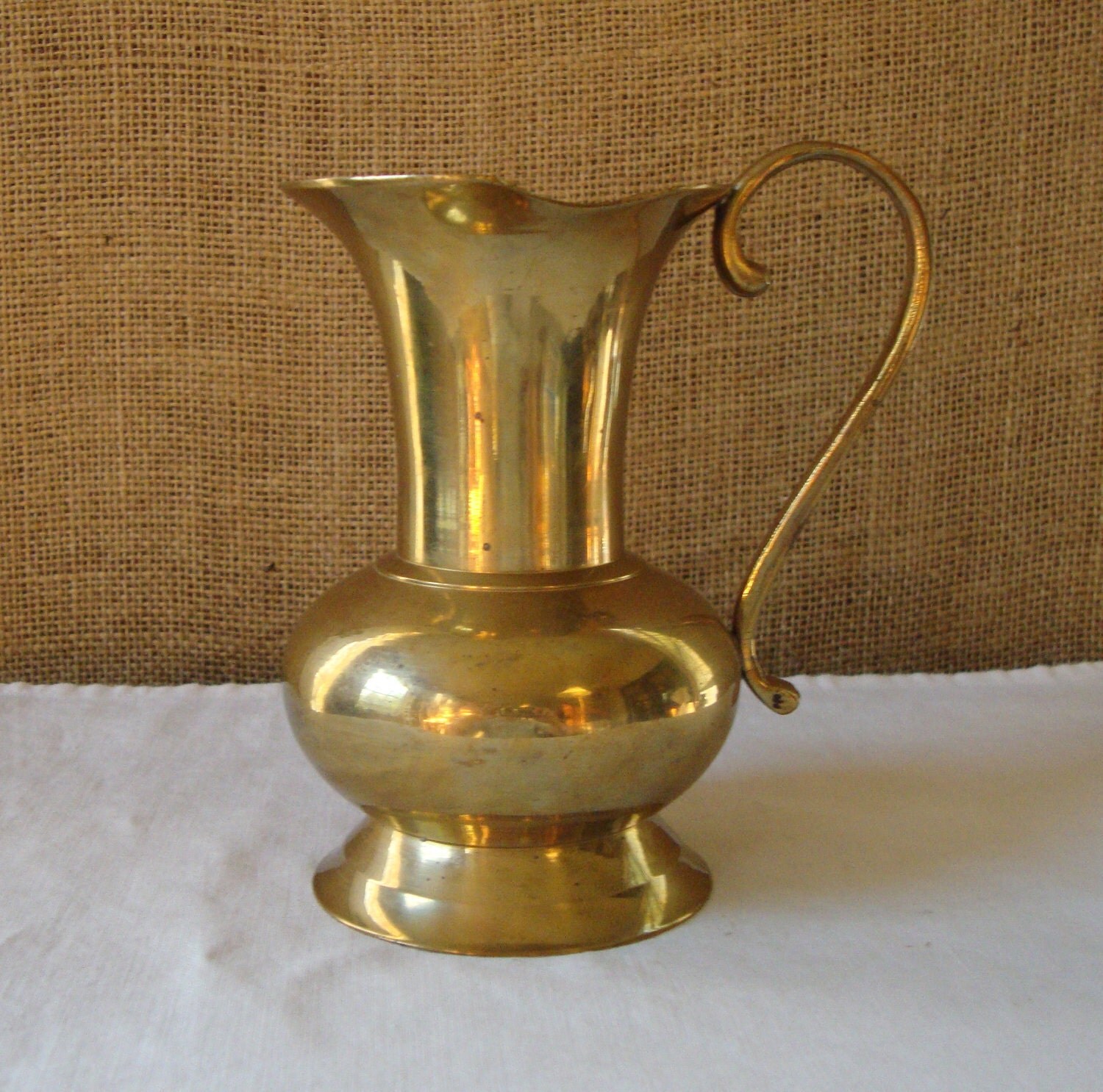 VINTAGE Brass Pitcher Made In India