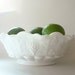 Vintage Milk Glass Fruit Bowl, White Centerpiece Bowl, Westmoreland Glass, Cottage Chic Home Decor