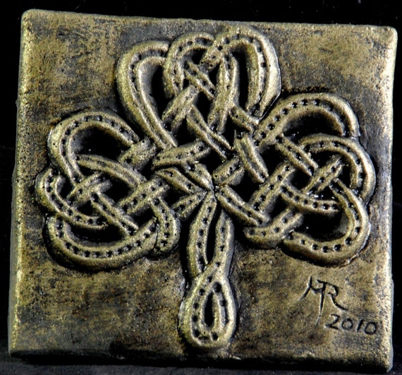 Celtic Shamrock Irish Garden Art Irish Home by InnovativeStoneArt