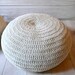 Floor Cushion Crochet- ecru