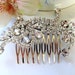 Wedding hair comb, bridal hair comb, crystal rhinestone hair comb, wedding hair accessories, Vintage Inspired hair comb