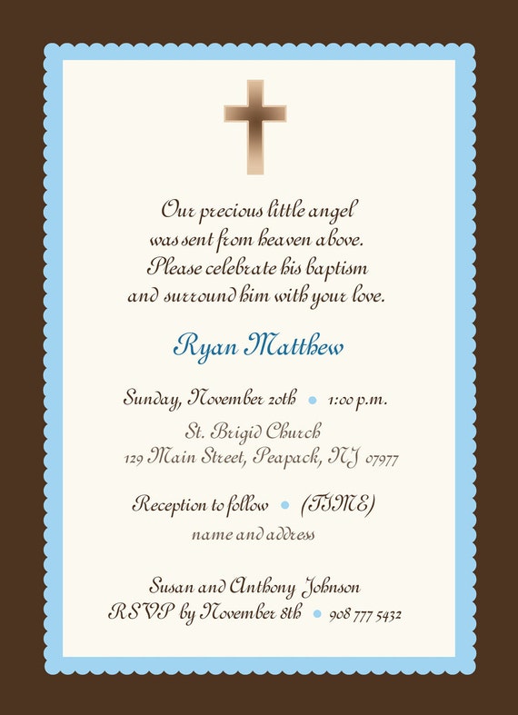 Christening Invitation Text 8