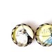 OOAK Upcycle Postal Stamp Ear Posts