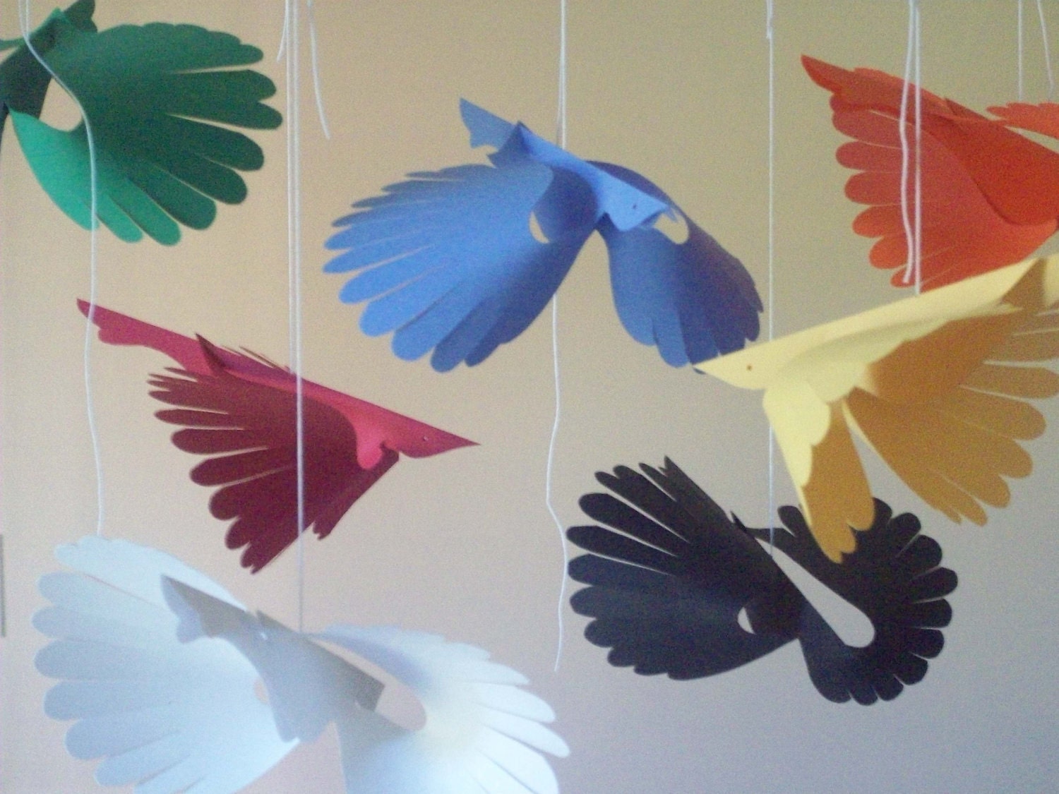Flying Paper Bird Flying Paper Birds