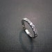 Eternity Wedding Ring with White Sapphire in 14K White Gold