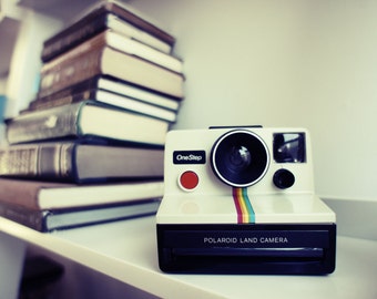 Polaroid Camera SX-70 Rainbow OneStep - Film Tested Working