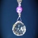 Feng Shui Crystal 20mm Ornament PURPLISH PINK beads