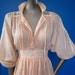 On SALE Vintage Romantic Gunne Sax Style Gauze Swiss Dot Festival Prairie Dress S