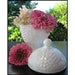 Vintage Milk Glass Covered Dish by Avon