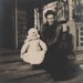 Vintage Photo Beautiful Mom and Baby Well Dressed and Gorgeous 1920s Style Snapshot