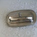 Silver Rogers Butter Dish Plate Rope Rim