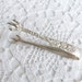 Sterling Silver Kirk Repousse Tongs Free US Shipping Monogram 925 //