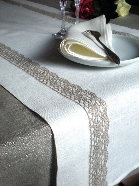 Wedding Table Runner Occasion Linen Table Runner Shabby Chic