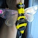 Suncatcher Fused Glass Honey Bee